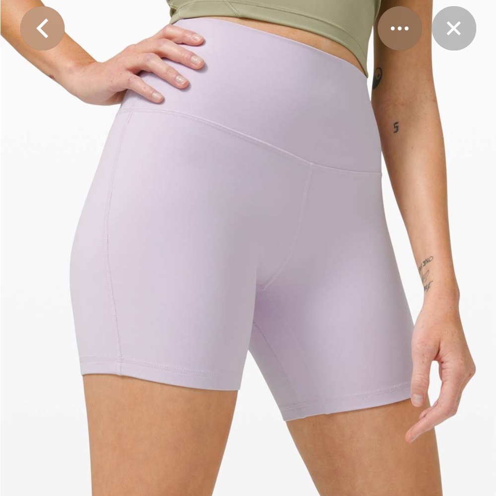 Lululemon Lavender Align Short 6”